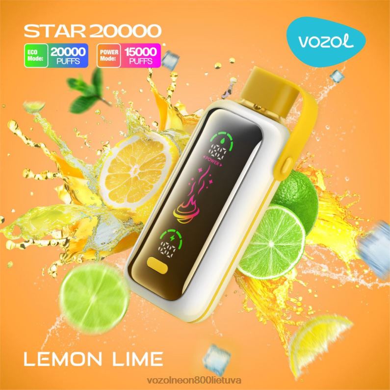 VOZOL Vilnius - citrininis laimas VOZOL STAR 20 000 HD8TF11