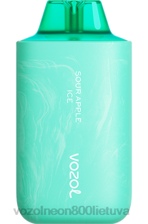 VOZOL Vape Kaina - VOZOL STAR 6000/8000 v2 rūgštus obuolių ledas B24DT65