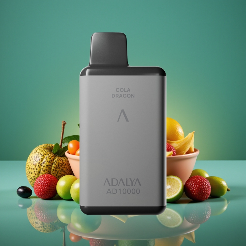 Adalya AD 10000 Puffs Berlyno Naktis erdvinė pilka USB-C