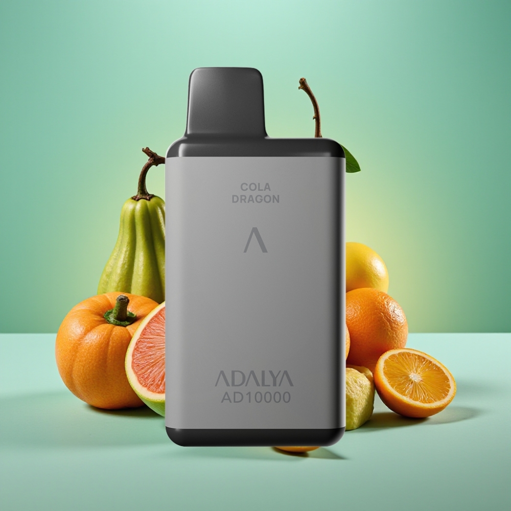 Adalya AD 10000 Puffs Kosminė pilka USB-C 14 ml Anglų lordas