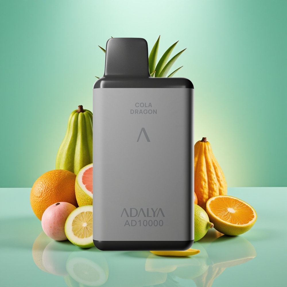 Adalya AD 10000 Puffs Kosminė pilka USB-C 14 ml Havajai