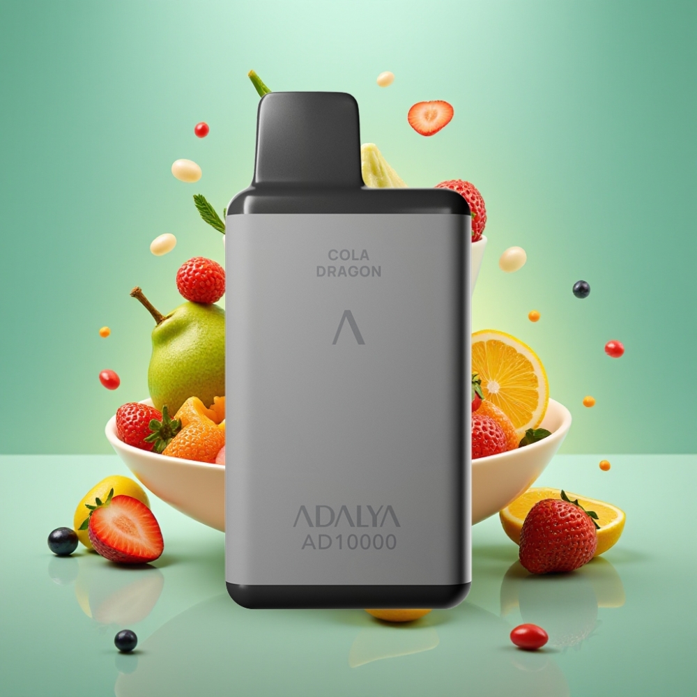 Adalya AD 10000 Puffs Kosminė pilka USB-C 14 ml Meilė 66