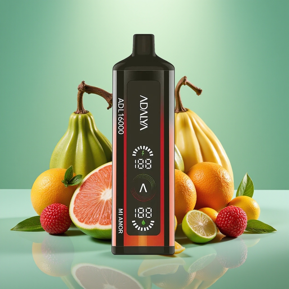 Adalya ADL 16000 PRO 16 000 užpūtimų, USB-C, Mėlyna