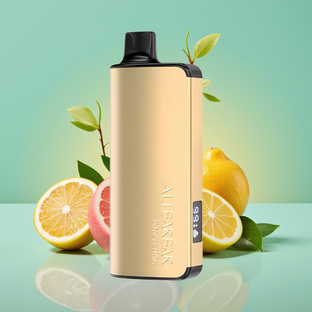 Alibarbar Ingot 9000 Puffs 22ml 2350mAh Rožinis Citrinas