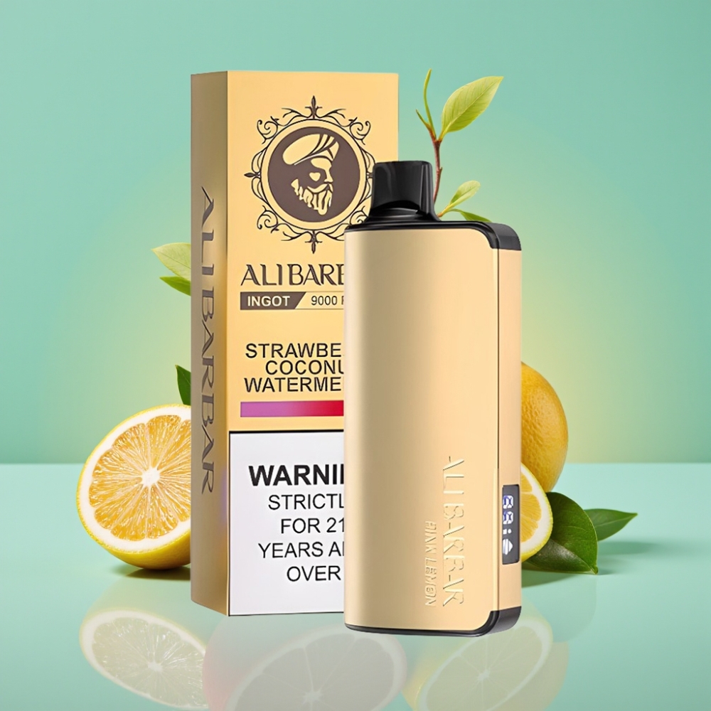 Alibarbar Ingot 9000 Puffs 22ml 2350mAh Rožinis Citrinas