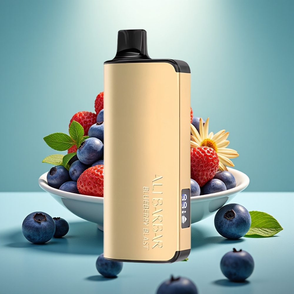 Alibarbar Ingot 9000 Puffs 22ml 2350maja Mėlynųjų Uogų