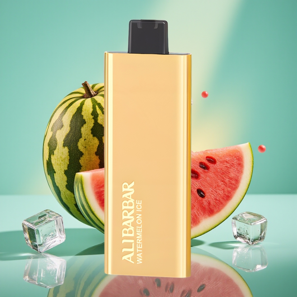 Alibarbar Pandora 7000 Puffs Disposable Vape Arbūzas su Mėtų Skoniu 17 ml 1.0 Ω