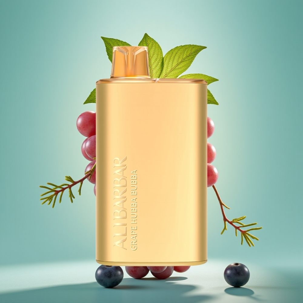 Alibarbar Rich 8000 Puffs 20ml/2000mAh Vynuogių Hubba Bubba