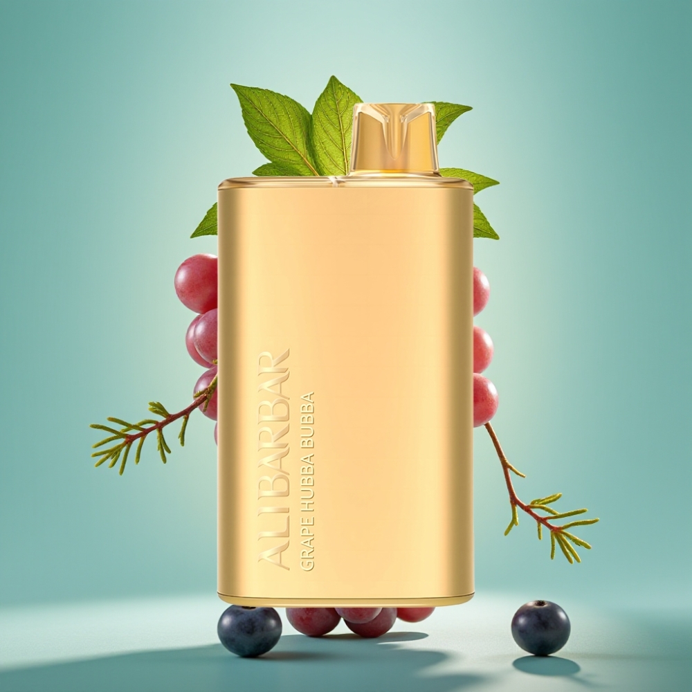 Alibarbar Rich 8000 Puffs 20ml/2000mAh Vynuogių Hubba Bubba