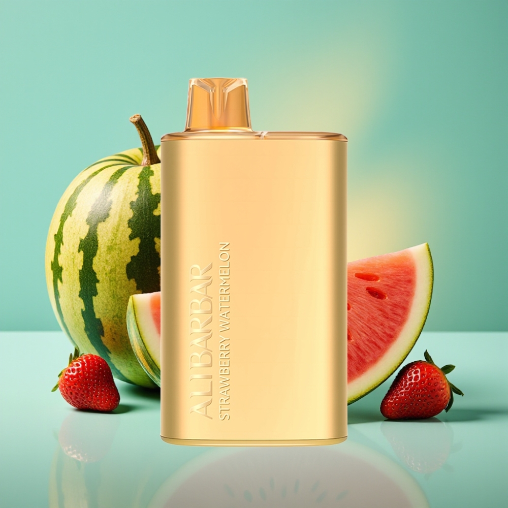 Alibarbar Rich 8000 Puffs Disposable Vape Braškė Arbūzas 20ml 2000mAh