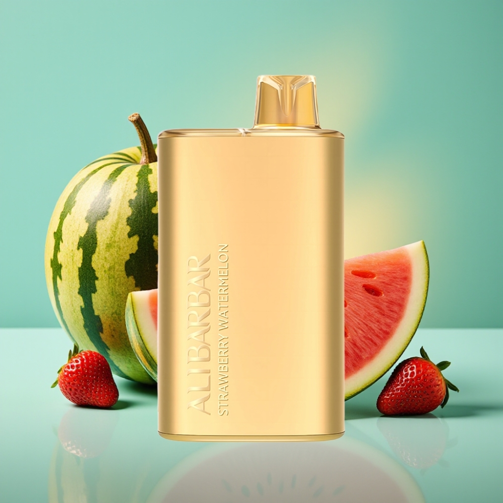 Alibarbar Rich 8000 Puffs Disposable Vape Braškė Arbūzas 20ml 2000mAh