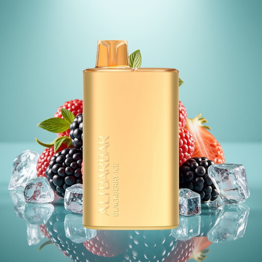 Alibarbar Rich 8000 Puffs Juodųjų Serbentų Ledas 20ml 2000mAh 1.1Ohm