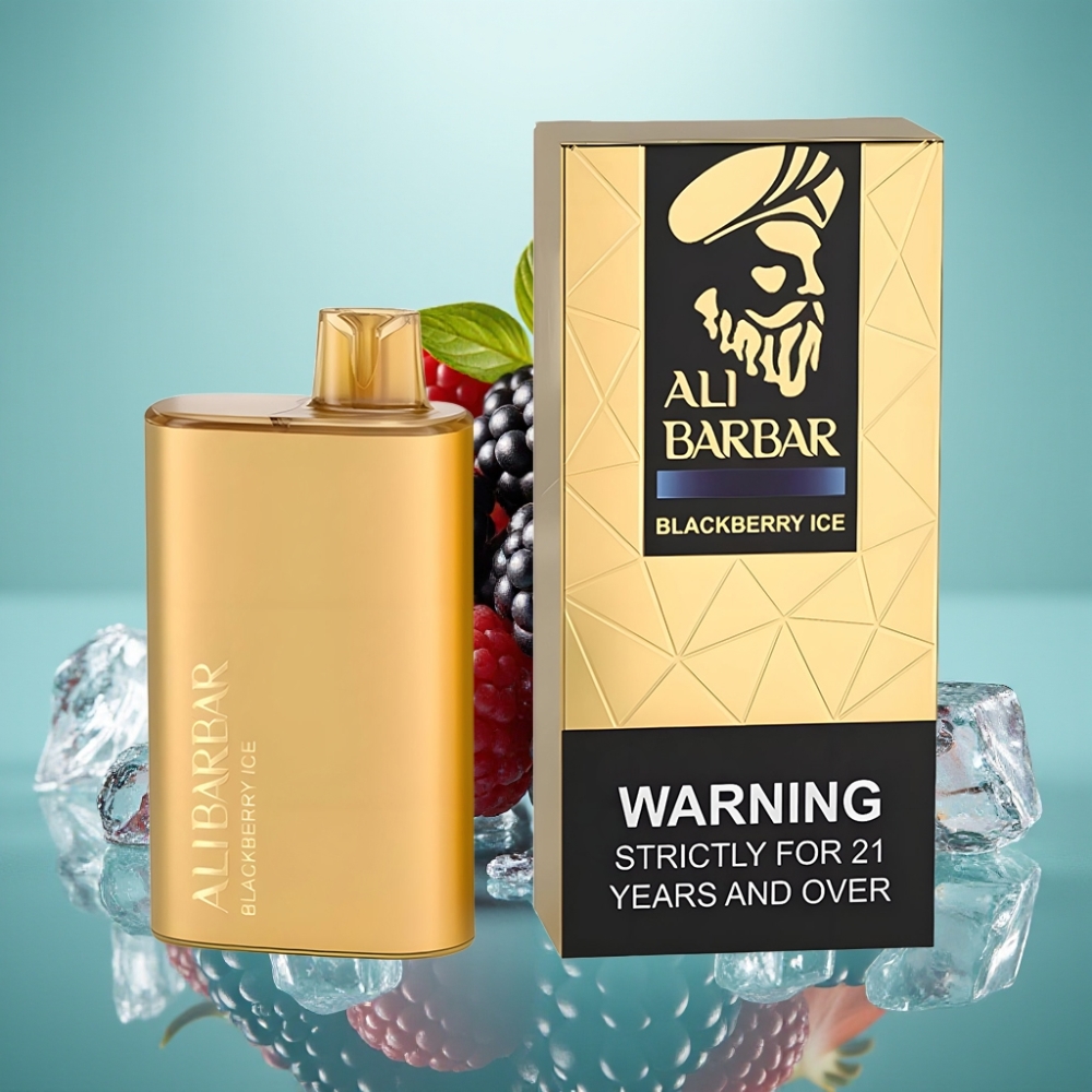 Alibarbar Rich 8000 Puffs Juodųjų Serbentų Ledas 20ml 2000mAh 1.1Ohm