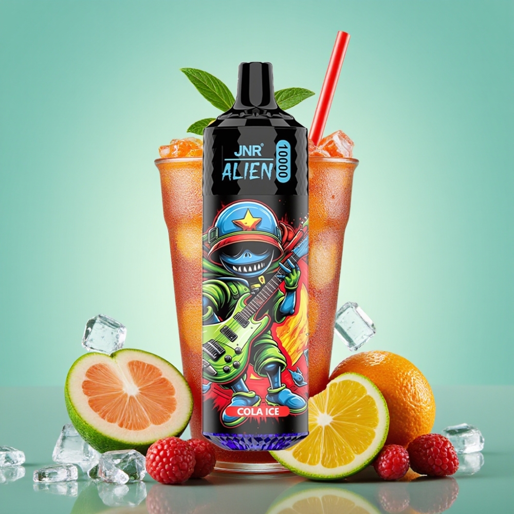JNR Alien 10000 Puffs 850mAh LED Kolos Šalčius