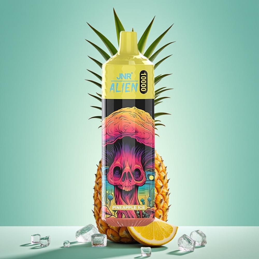 JNR Alien 10000 Puffs 850mAh RGB Ananasas ledas