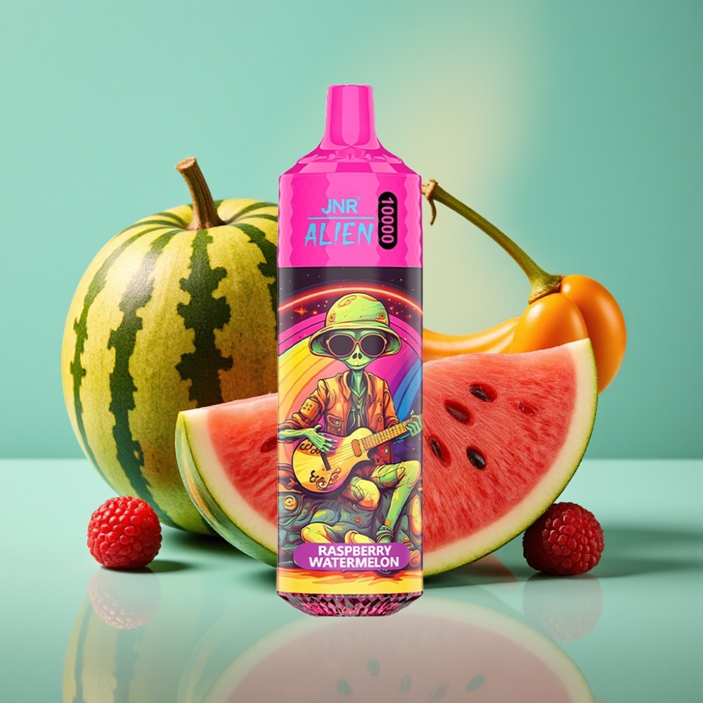 JNR Alien 10000 Puffs 850mAh RGB Avietynė Arbūzas
