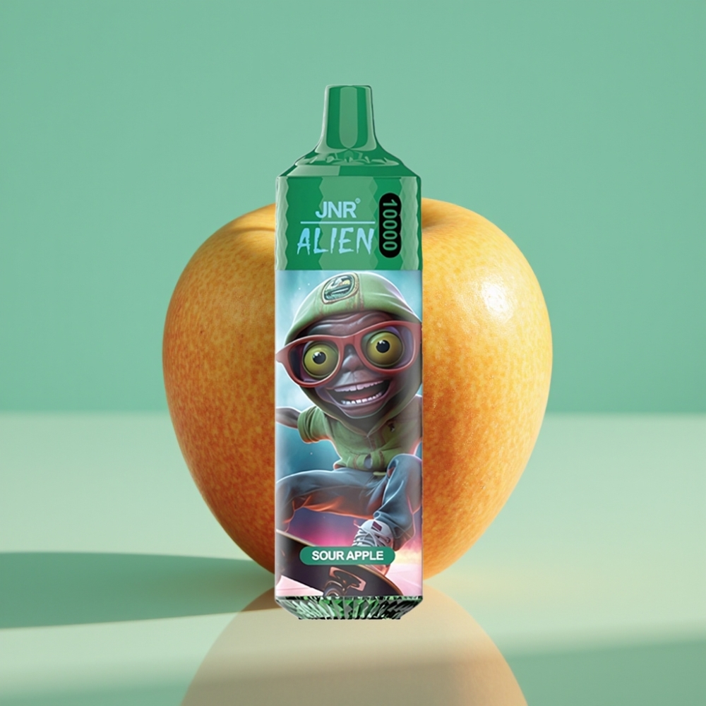 JNR Alien 10000 Puffs 850mAh Rūgščioji obuolio
