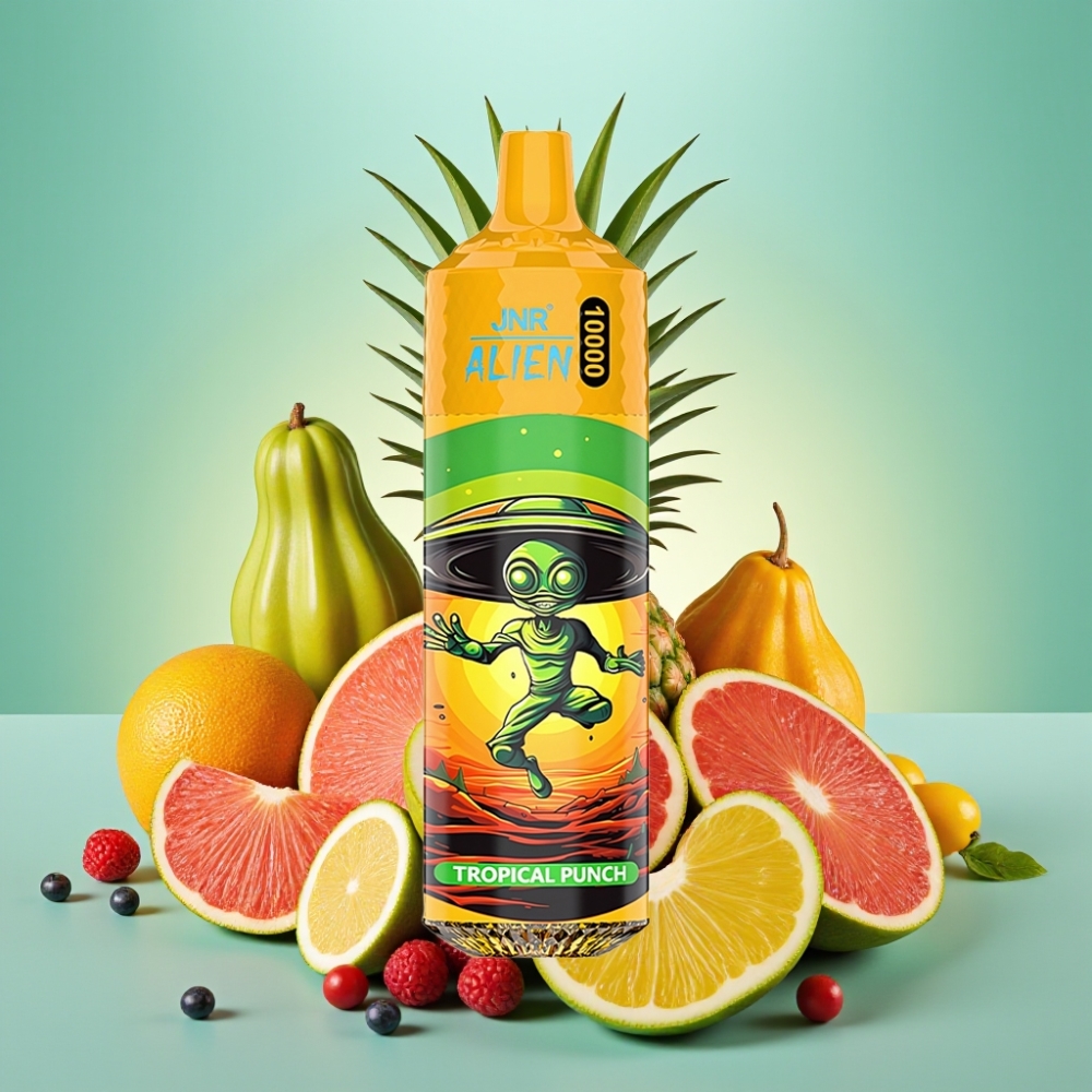 JNR Alien 10000 Puffs, 850mAh, Tropinė Pušį