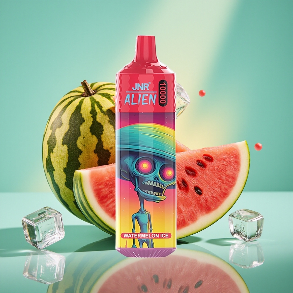 JNR Alien 10000 Puffs Arbūzas Su Mėtų Skoniu, 850mAh, Type-C
