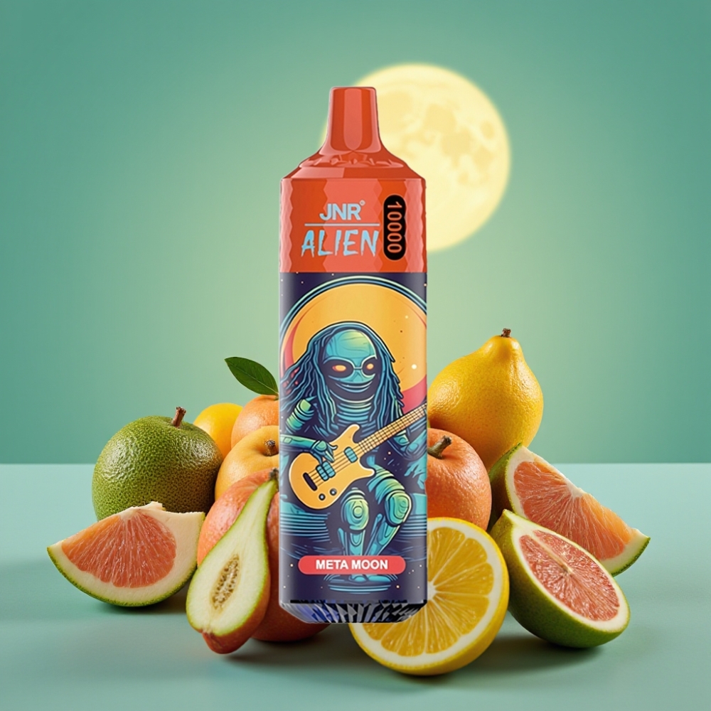 JNR Alien 10000 Puffs Disposable Vape Mėnulis, 850mAh, Type-C