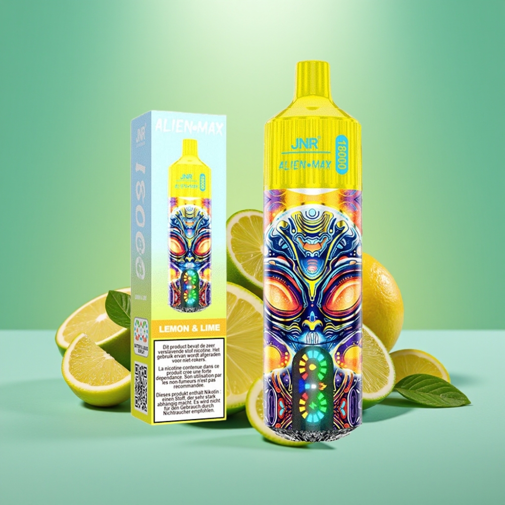 JNR Alien Max 18000 Puffs Citrina & Žalioji Lima, 28ml, Type-C