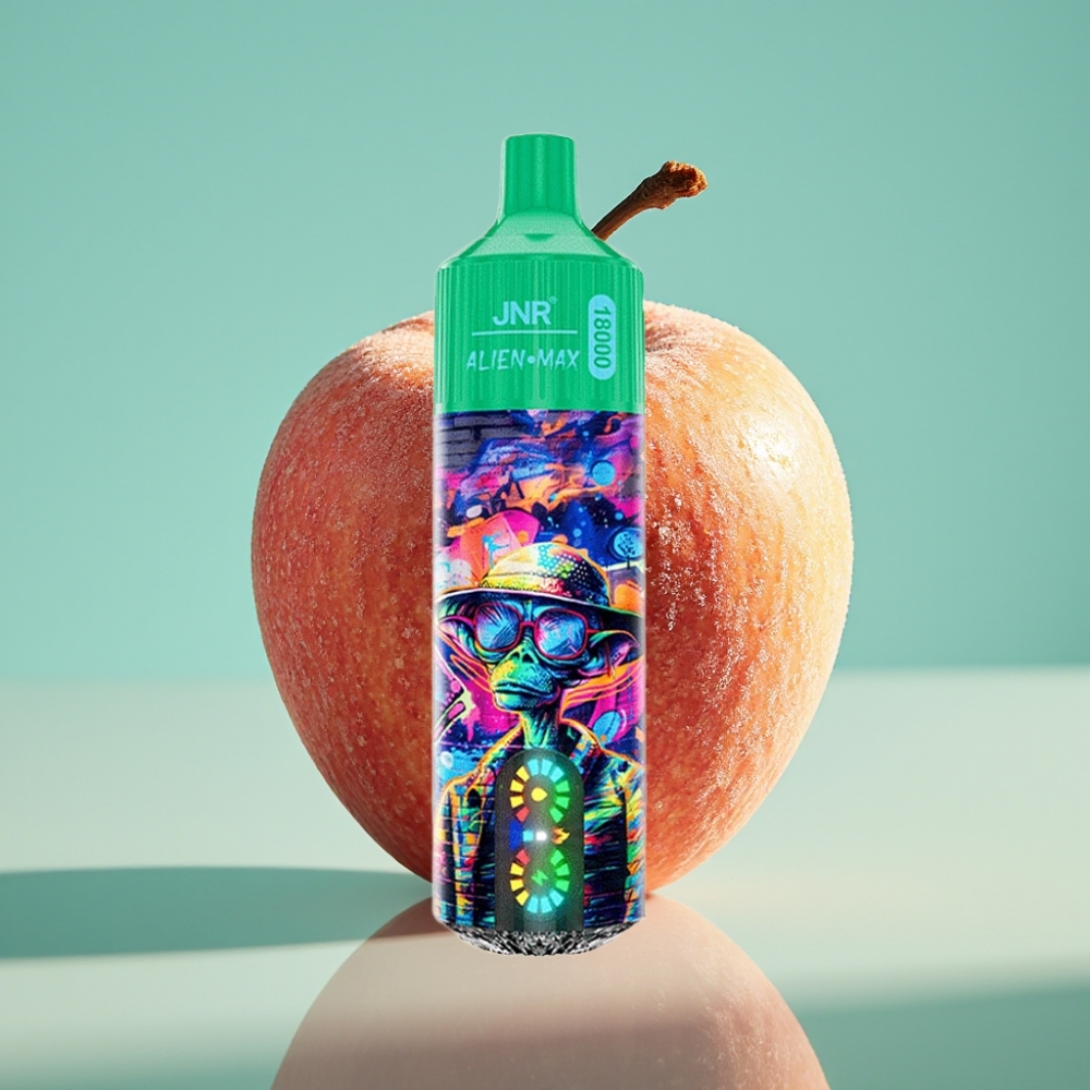 JNR Alien Max 18000 Puffs Dvigubas Branduolys, Užšalęs Obuolys, Type-C