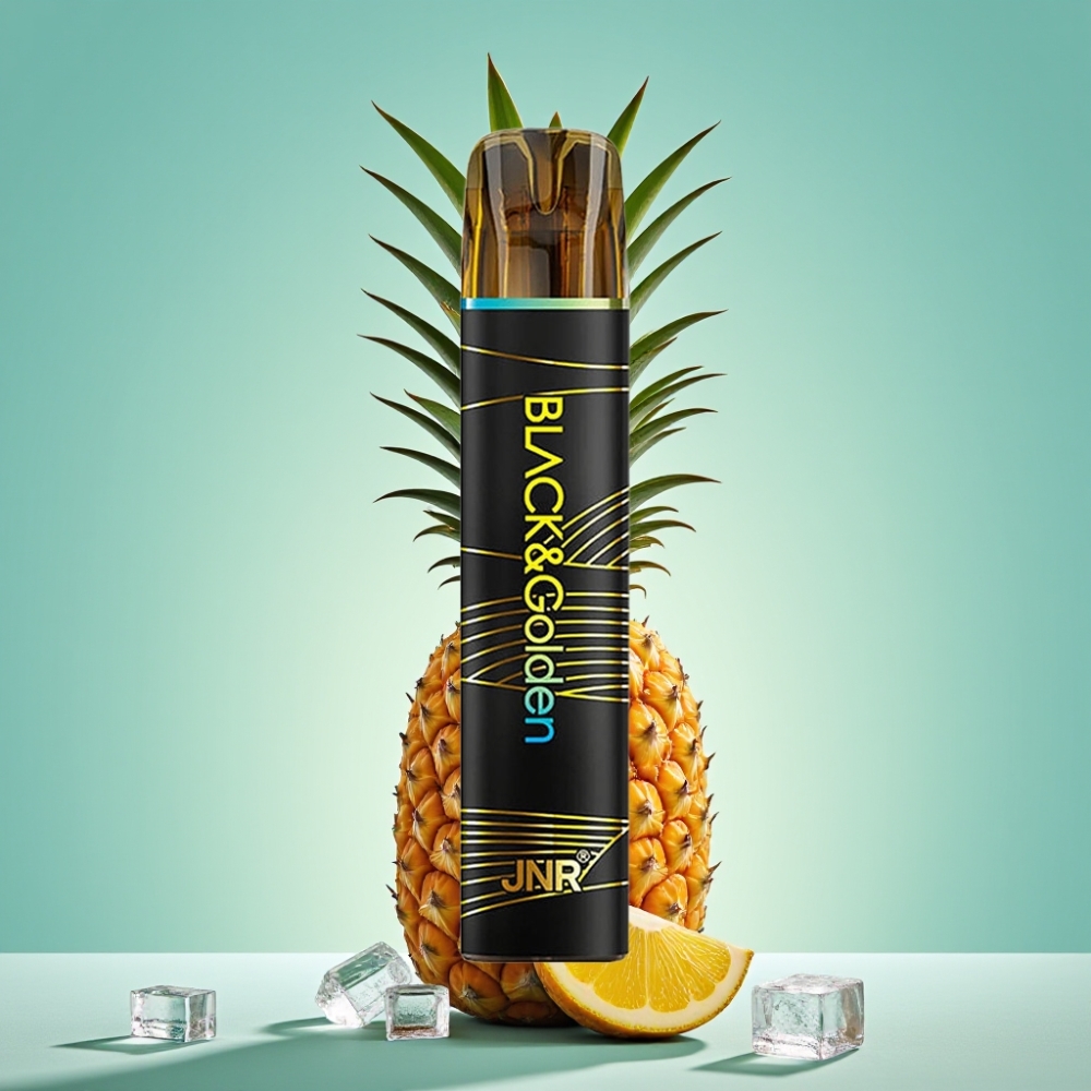JNR Black&Golden 800 Puffs 550mAh Ananasų Ledas
