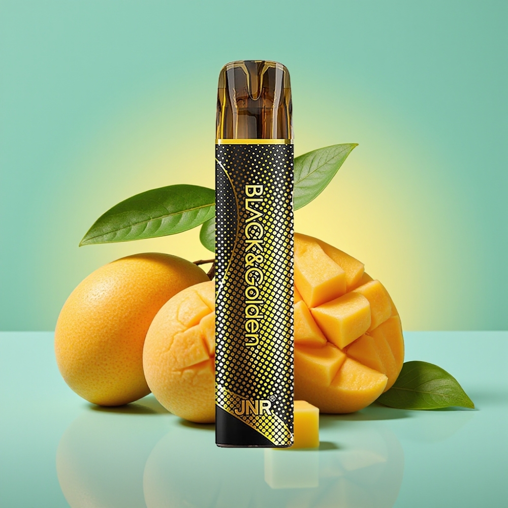 JNR Black&Golden 800 Puffs 550mAh Triple Mango (Trigubas Mango)
