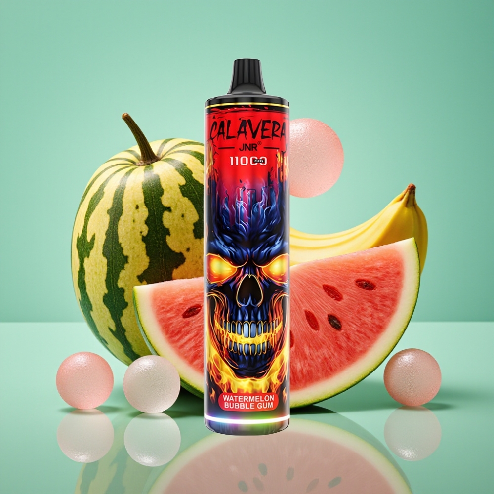 JNR Calavera 11000 Puffs USB-C 850mAh Vandens Meliono Burbuliai