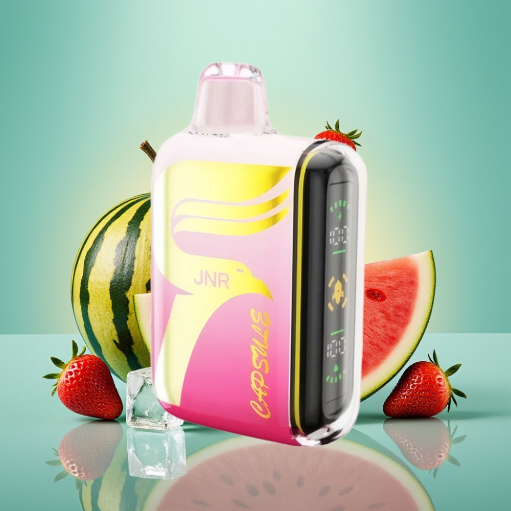 JNR Capsule 15000 Puffs 850mAh Type-C Žemuogės Arbūzas Ledas