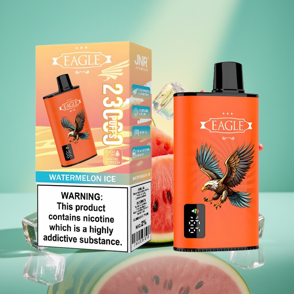 JNR EAGLE Smart 23000 Puffs, 25ml, 750mAh, Arbūzas su Mėtų Skoniu