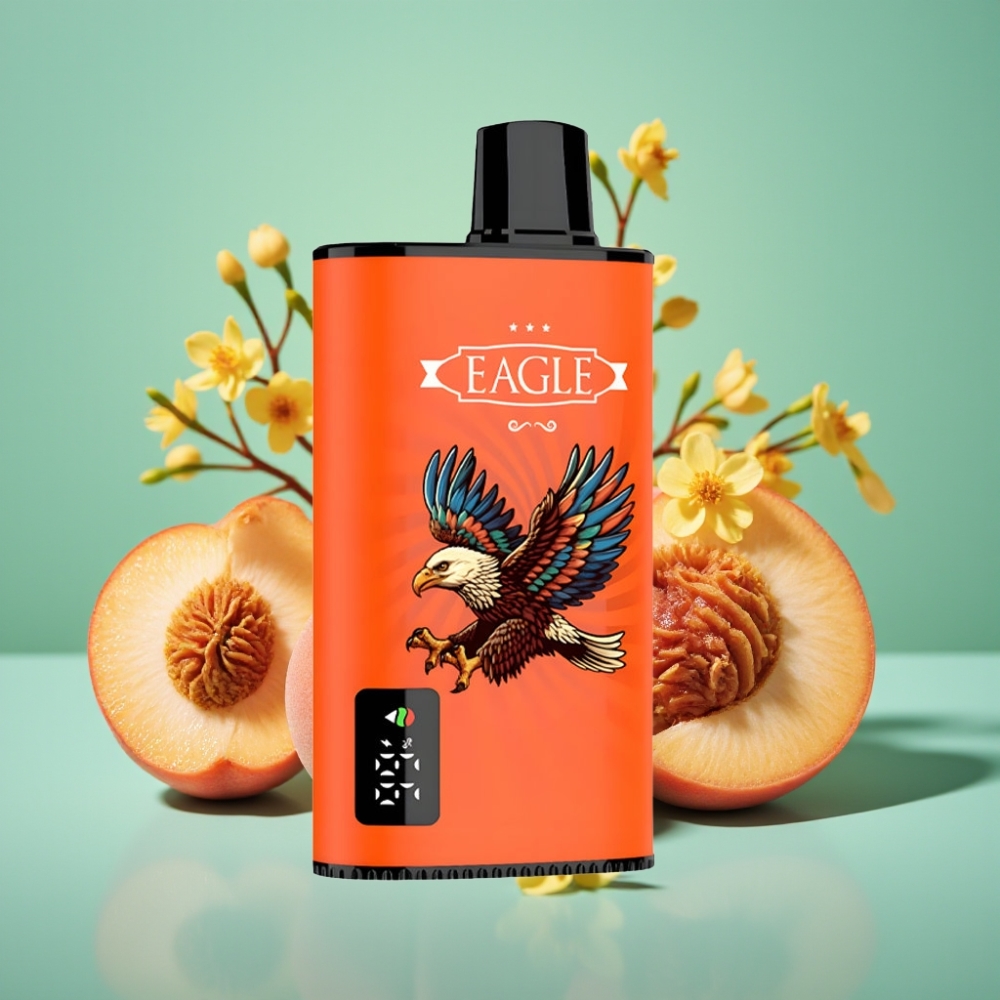 JNR EAGLE Smart 23000 Puffs 25ml Sultūsios Persikų Skonis 1.0ohm Tinklelis