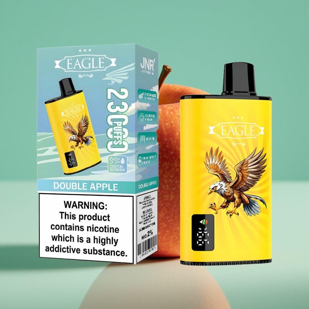 JNR EAGLE Smart 23000 Puffs Disposable Vape Dvigubas Obuolys, 25ml, 750mAh
