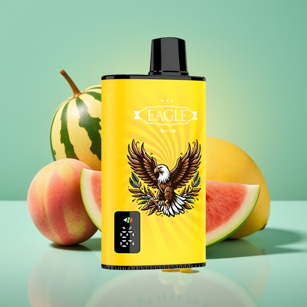 JNR EAGLE Smart 23000 Puffs Disposable Vape Persikas Mango Arbūzas, 25ml, 750mAh
