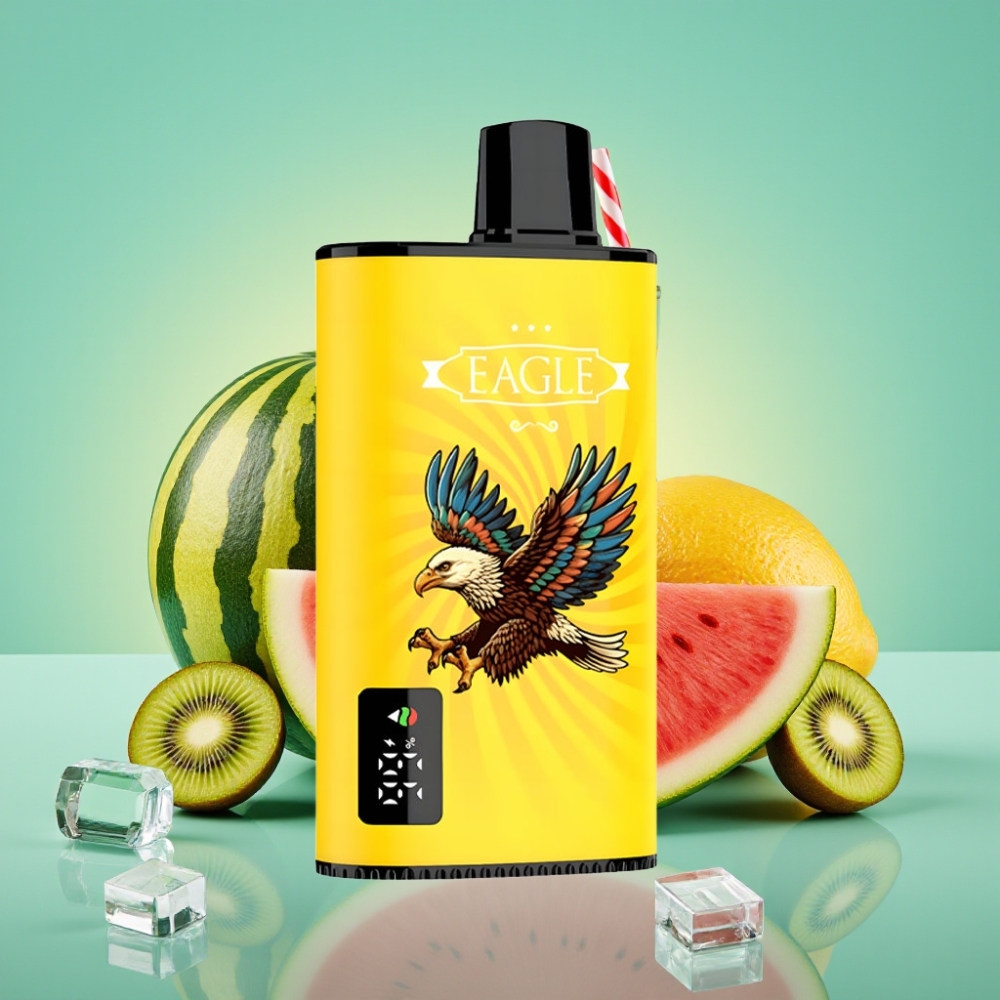 JNR EAGLE Smart 23000 Puffs, Skaitmeninis ekranas, 25ml skystis, Kiwi Arbūzas Ledas