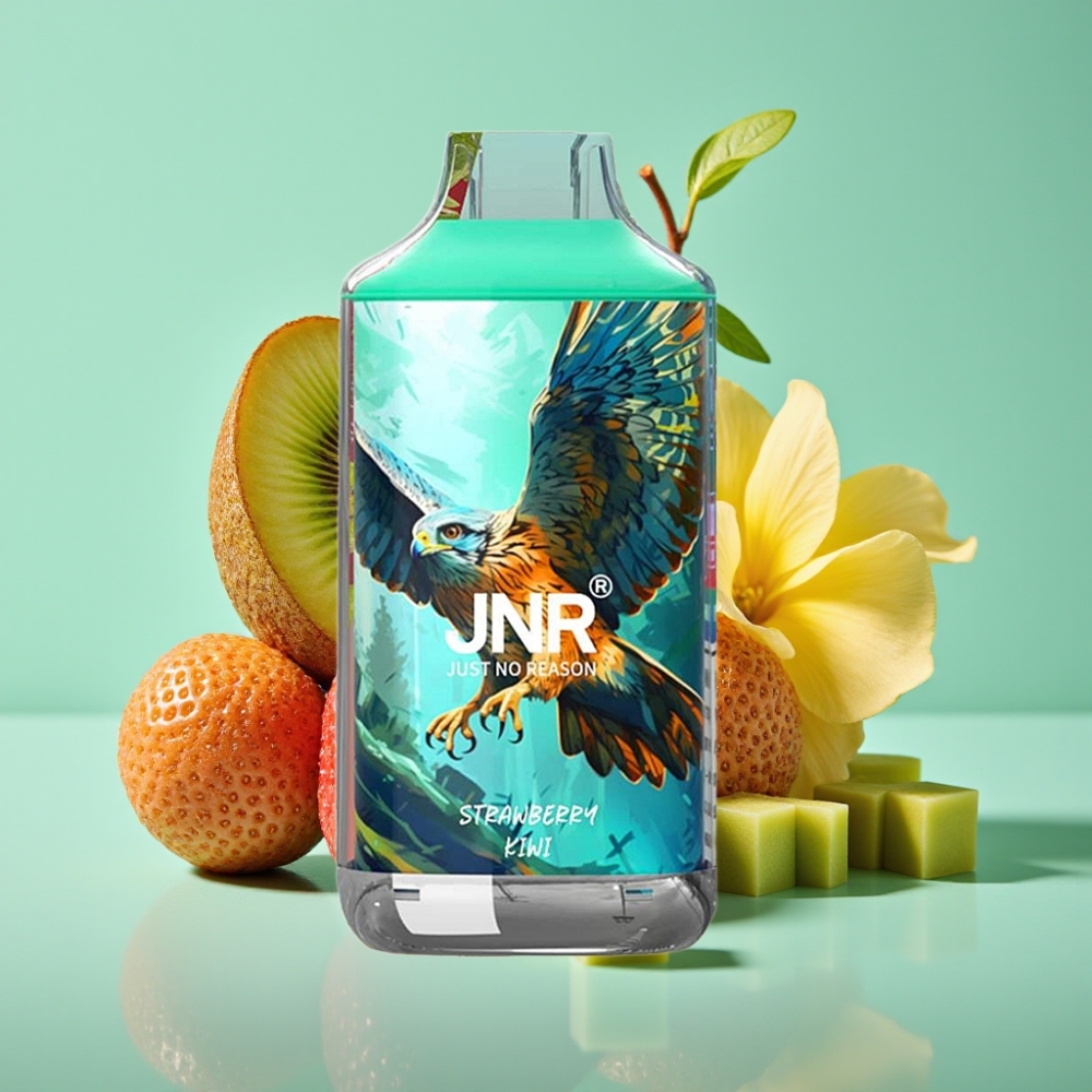 JNR Falcon 16000 Puffs, 850 mAh, 22ml, Braškė-Kivi