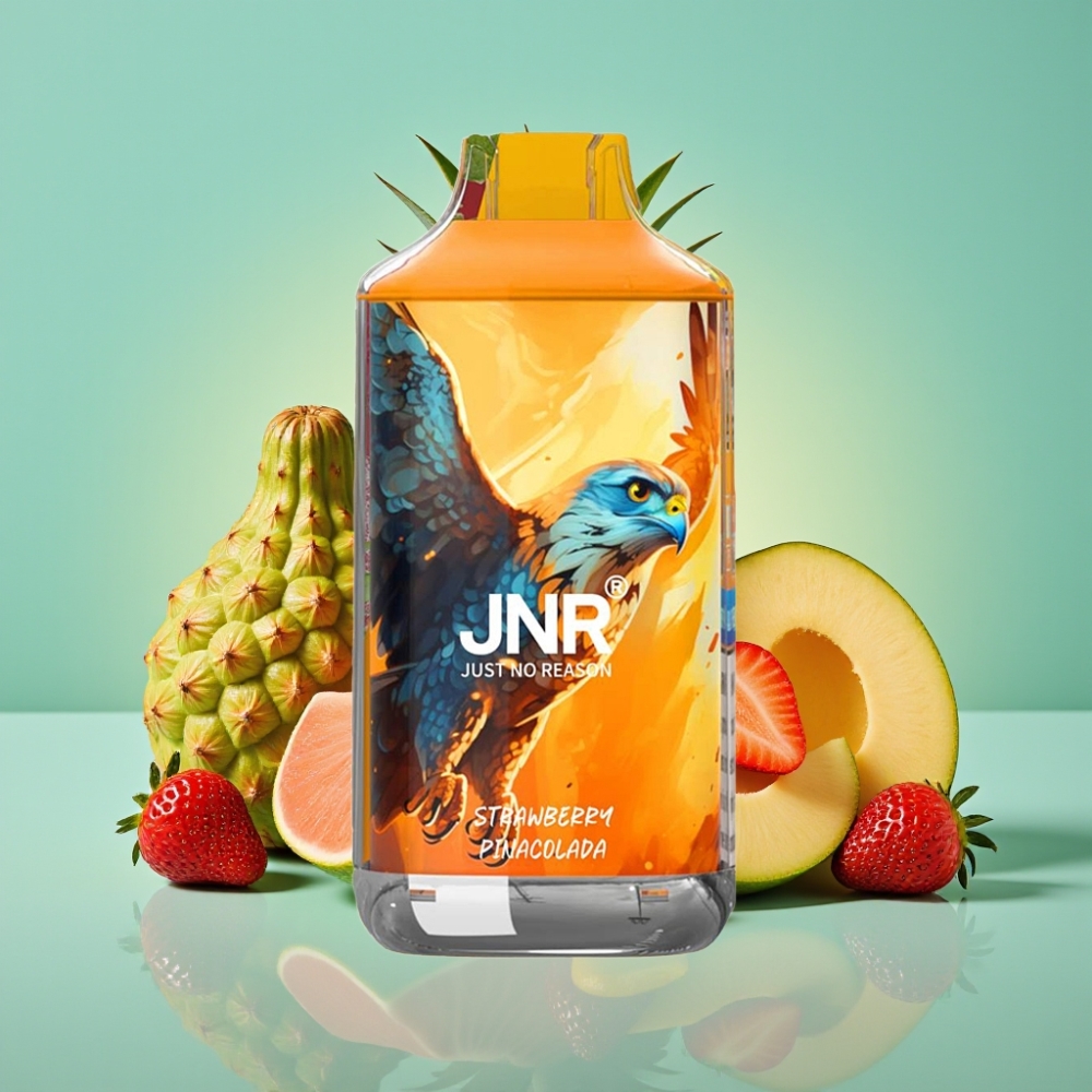 JNR Falcon 16000 Puffs, 850 mAh, Braškė Pina Colada