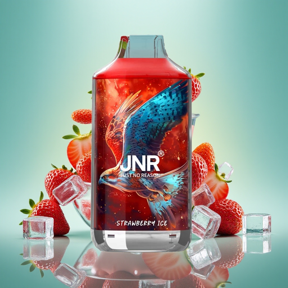 JNR Falcon 16000 Puffs, 850 mAh, Braškės Ledas