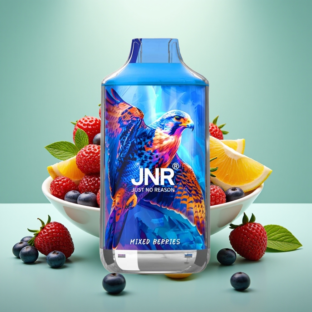 JNR Falcon 16000 Puffs, 850 mAh, Mišrios Uogos