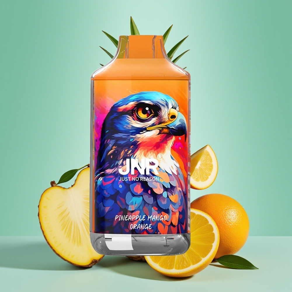 JNR Falcon 16000 Puffs 850mAh 22ml Ananasas Mango Apelsinas