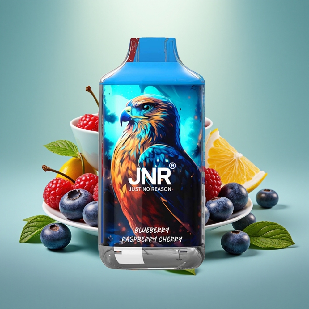 JNR Falcon 16000 Puffs 850mAh 22ml Mėlynųjų aviečių vyšnių