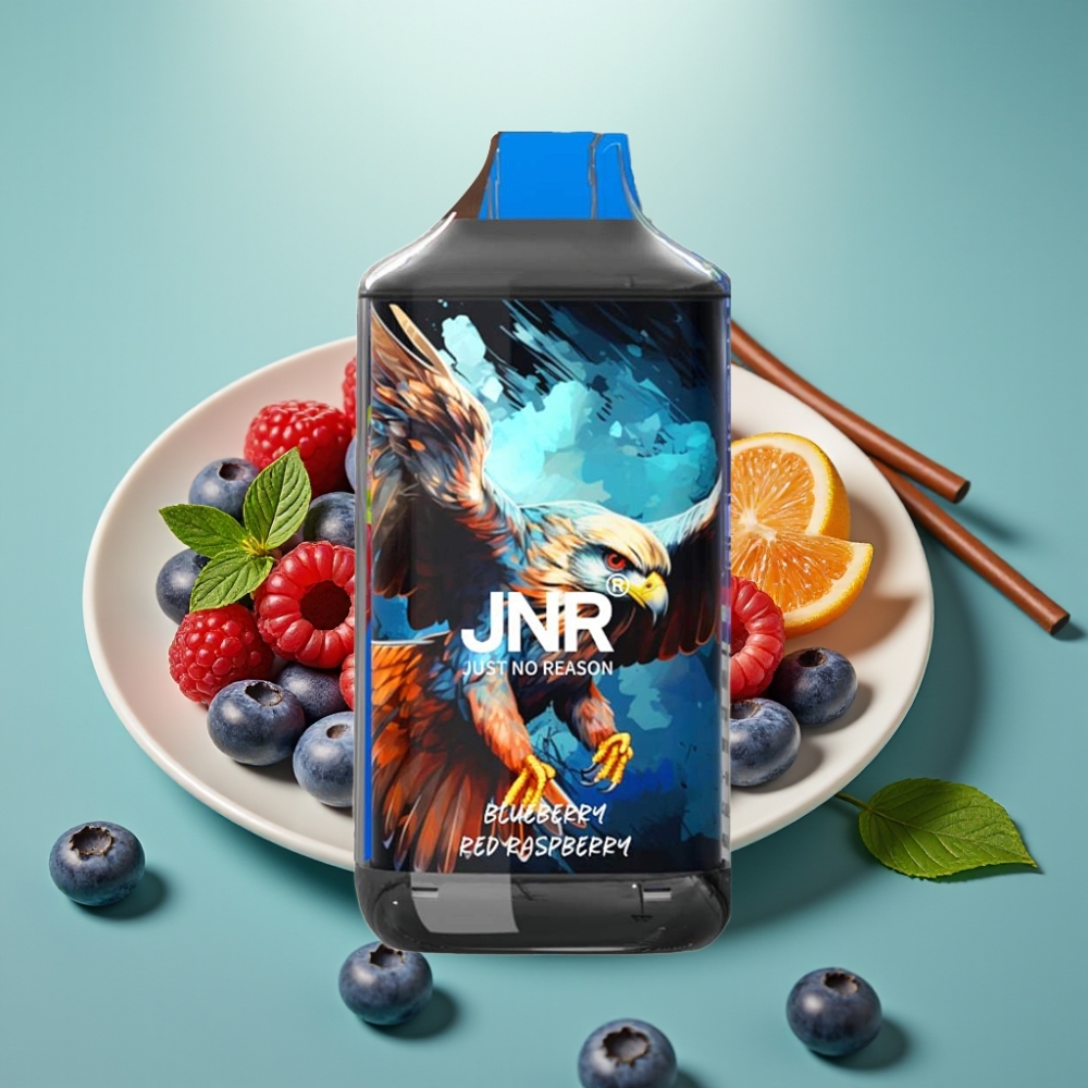 JNR Falcon 16000 Puffs 850mAh Mėlynės Raudonosios Avietės