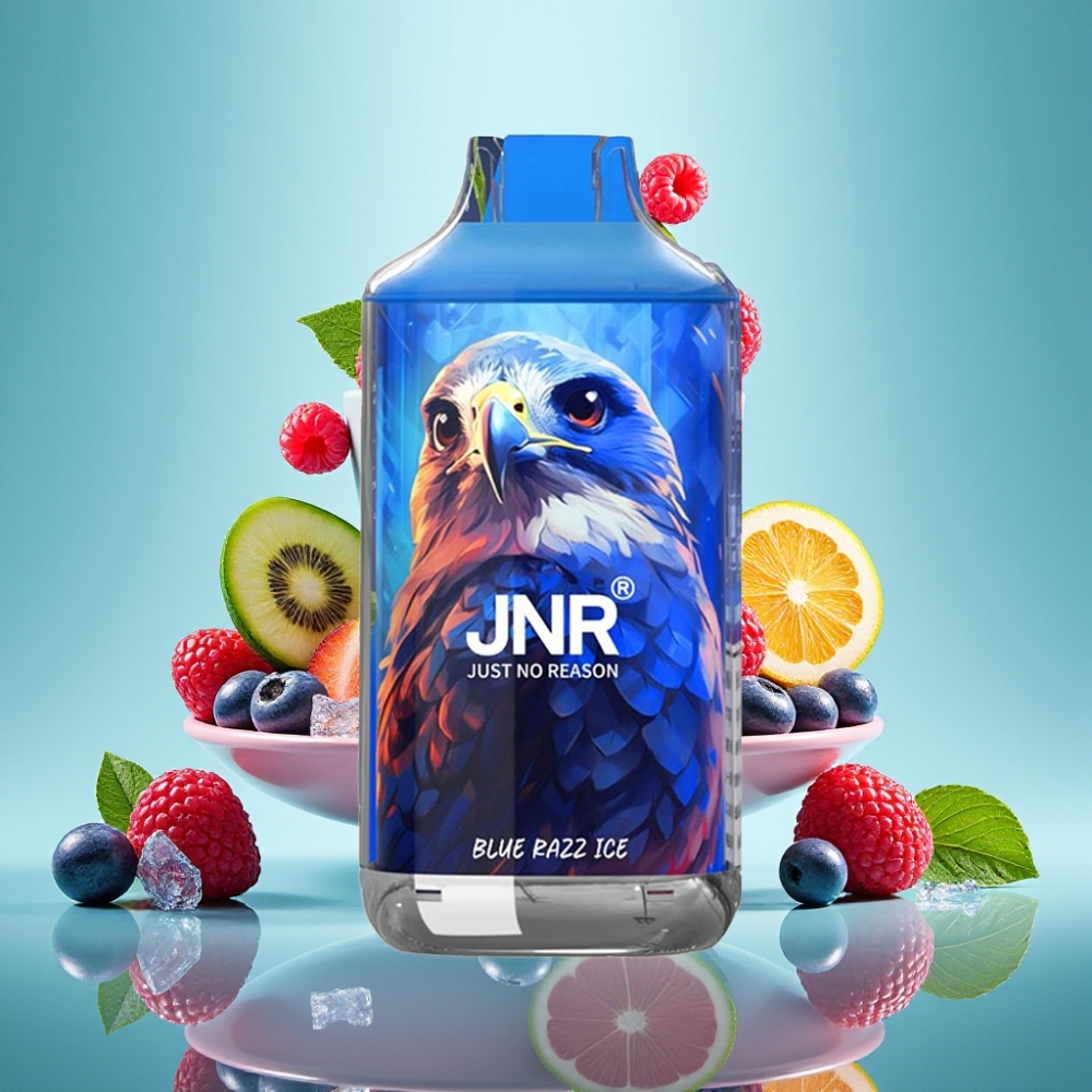 JNR Falcon 16000 Puffs 850mAh Mėlynasis Avietų Ledas