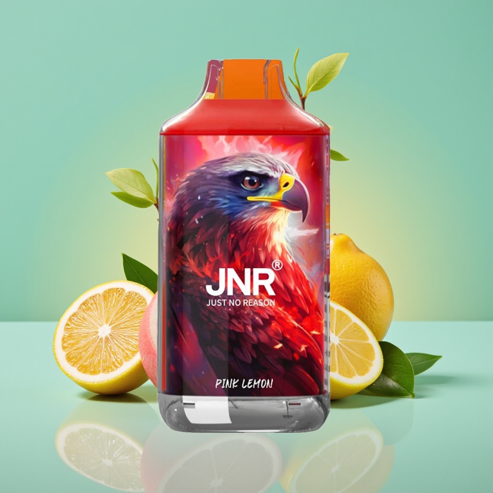 JNR Falcon 16000 Puffs su 850 mAh baterija ir Rožinio citrinos skoniu