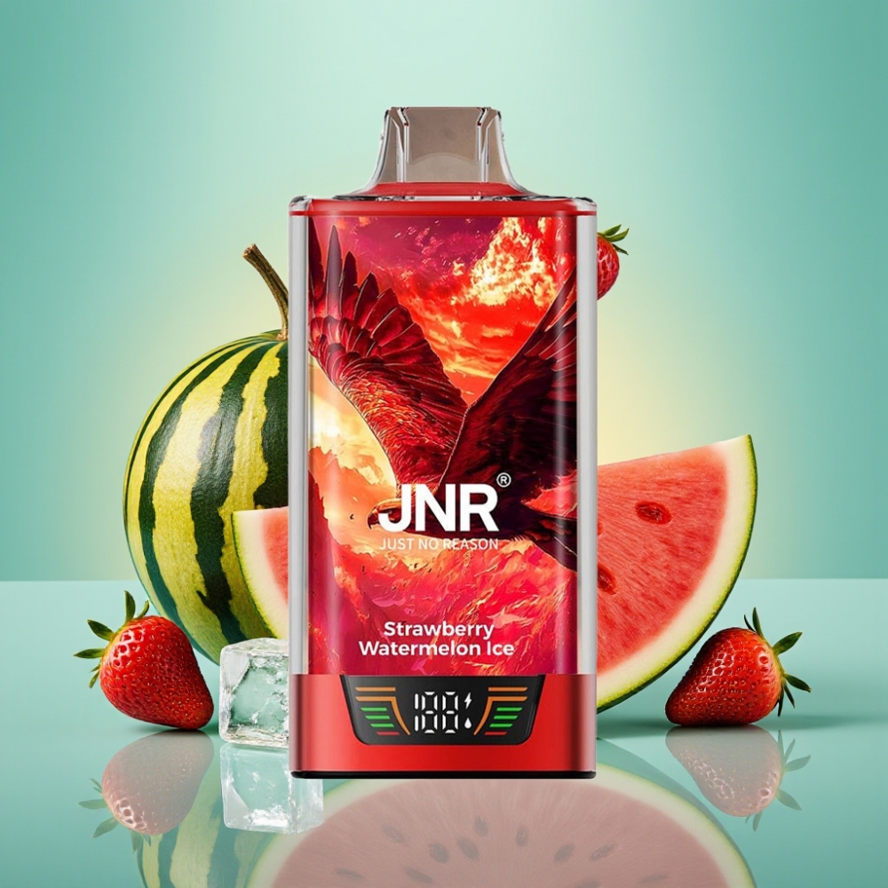 JNR Falcon Pro 28000 30ml 5% Nikotino Braškynės Arbūzo Ledas