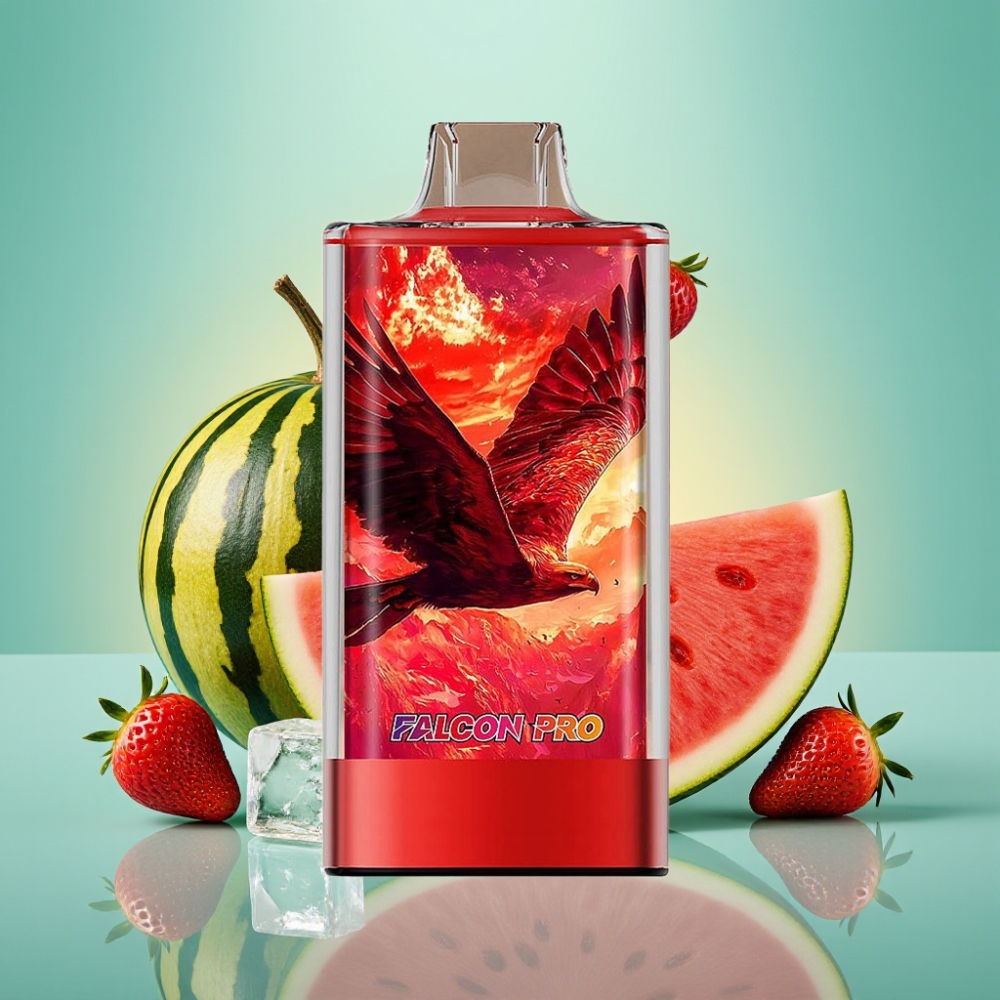 JNR Falcon Pro 28000 30ml 5% Nikotino Braškynės Arbūzo Ledas