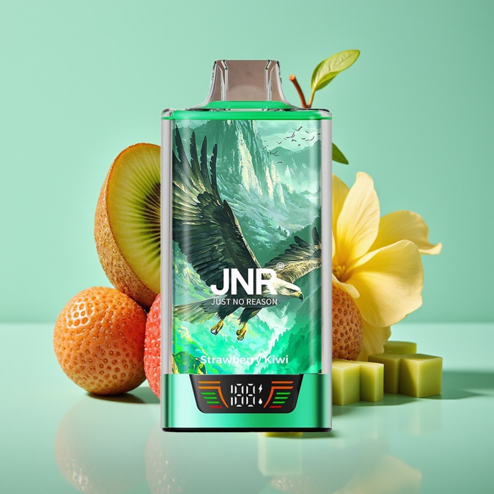 JNR Falcon Pro 28000 30ml 5% žemuogė kivi