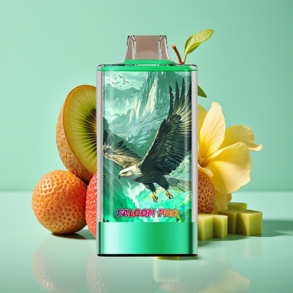 JNR Falcon Pro 28000 30ml 5% žemuogė kivi