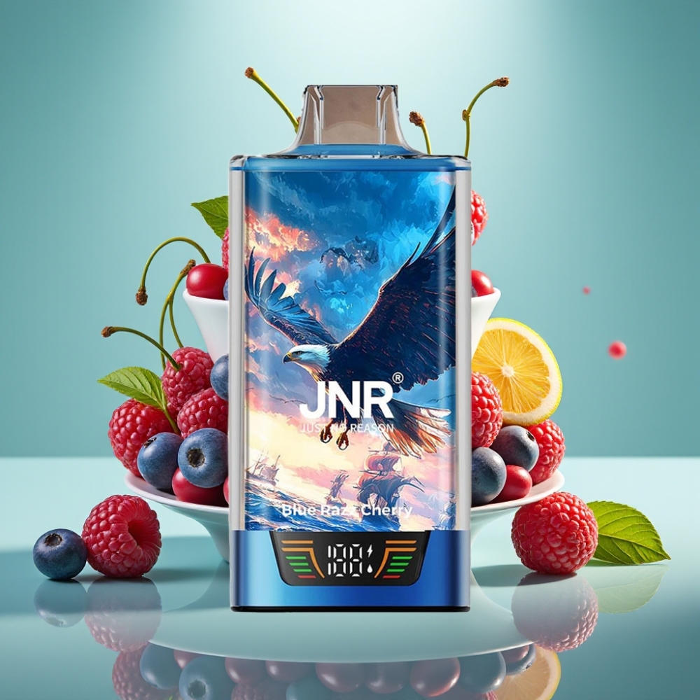 JNR Falcon Pro 28000 Dūmai 30ml 950mAh Mėlynų Serbentų Vyšnių