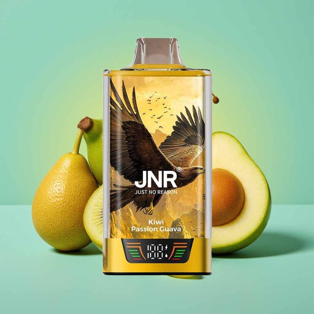 JNR Falcon Pro 28000 Disposable Vape 30ml 950mAh Kiwi Pasiflora Gvajava
